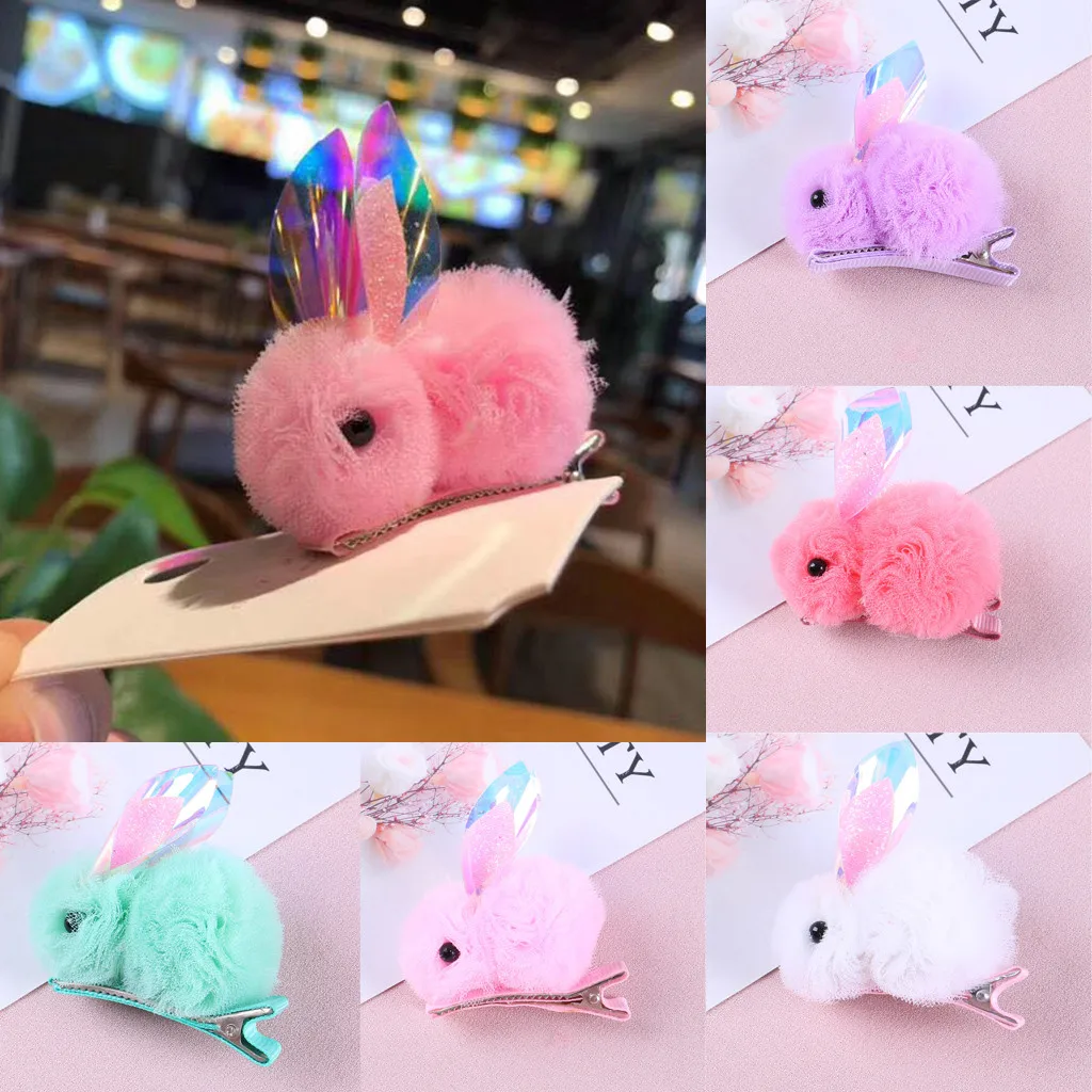 

Kids Infant Baby Girls 3D Cartoon Rabbit Hairclip Hairpin Barrettes Headwear Fashion Flower Baby Hat Newborn Sombrero #Y1