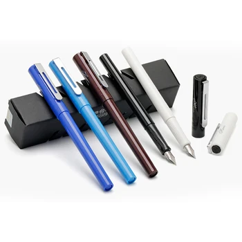 

1pc/lot Fountain Pen 0.5mm Fine Nib Silver Hollow Out Clip Posture Correction Practise Calligraphy Ink Pens School Supplies