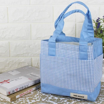 

Portable Insulated Canvas lunch Bag Thermal Food Picnic Lunch Bags for Women kids Men Cooler Lunch Box Bag Waterproof handbag