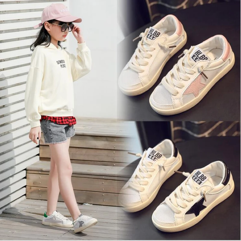 

Kids Shoes 2019 new summer children's shoes girls casual breathable mesh shoes wild casual shoes