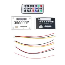 Kebidu интегрированный Bluetooth MP3 декодирующая плата модуль USB удаленное декодирование для AUX с пультом дистанционного управления для автомобиля