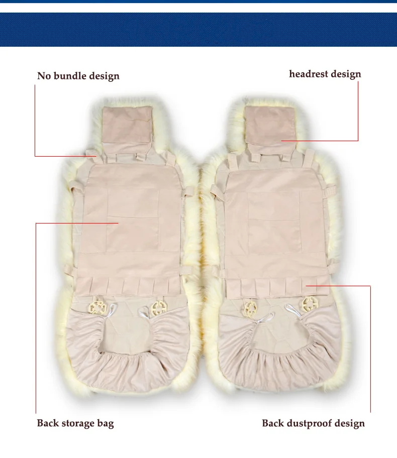 Шерстяное покрытие для автомобильных сидений, зимняя теплая подушка для сидений автомобиля, натуральный мех, Австралийская овчина, авточехлы для сидений, автомобильные меховые аксессуары
