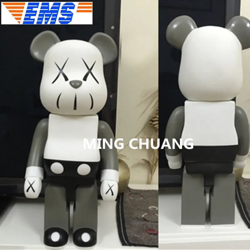 

27"Bearbrick Gloomy Kaws 1000% Be@rbrick Street Art BRIAN Christmas Present Action Figure Collectible Model Toy 70CN BOX Z30