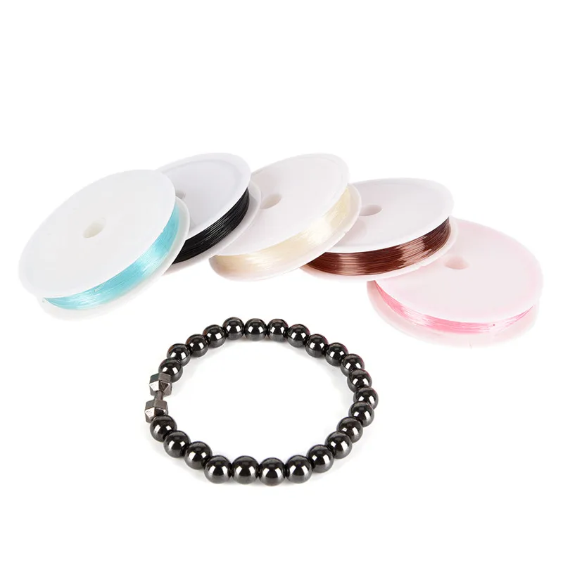 0.6mm 1M Spool Clear Stretch Elastic Beading Wire/Cord/String/Thread Of