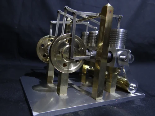 Многоцилиндровый Двигатель Стирлинга модель миниатюрный генератор физические игрушки качество миниатюрный паровой двигатель