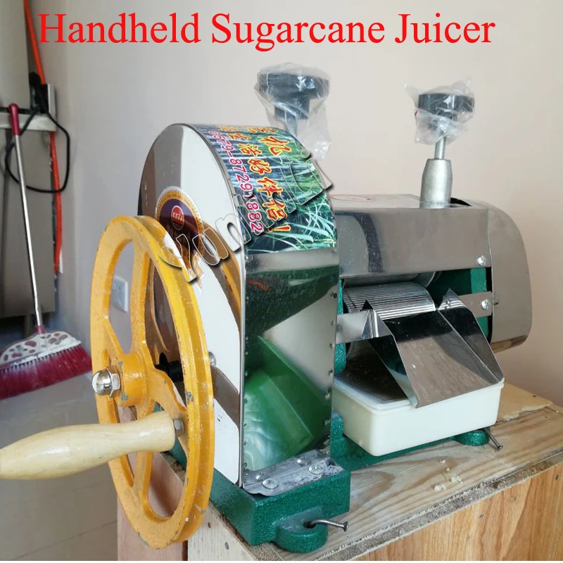 Stainless Steel Handheld Sugarcane Juicer Commercial Sugarcane Juice