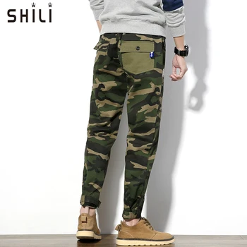 

Men's Cargo Pants Casual Mens Pant Multi Military Overall Men Outdoors High Quality Long Trousers M-5XL Plus size