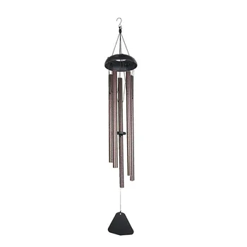 

5 Tuned Metal Tubes Wind Chimes Outdoor Amazing Grace Music Sound Balcony Decor for a Birthday Gift Music Room Ornament 36inch