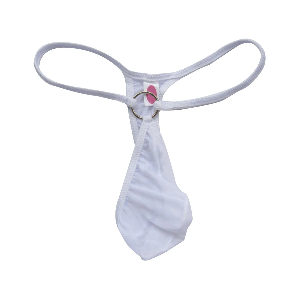 

Man Strappy Ring Sheer G-String Thong Jockstrap Sexy Underwear Underpants T-Back