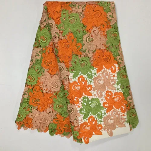 YLS261-2! (8color)Fantastic style African guipure lace fabric new arrival colorful cord for women dress free shippin | Дом и сад
