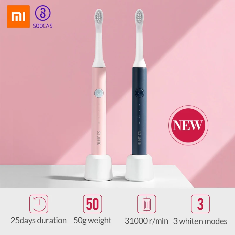

Xiaomi Mijia T100 Sonic Electric Toothbrush Adult Waterproof Ultrasonic automatic Toothbrush USB Rechargeable Tooth brush