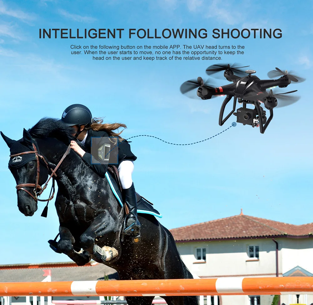 X22 Dual GPS WiFi FPV Brushless Drone with Gimbal 1080P HD Camera RC Quadcopter RTF