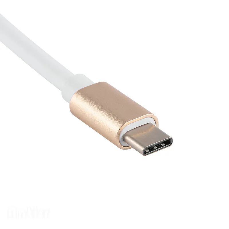 USB 3,1 type C к VGA кабель адаптер type-c мужчин и женщин VGA конвертер Разъем для Apple VGA кабель Lumia 950XL