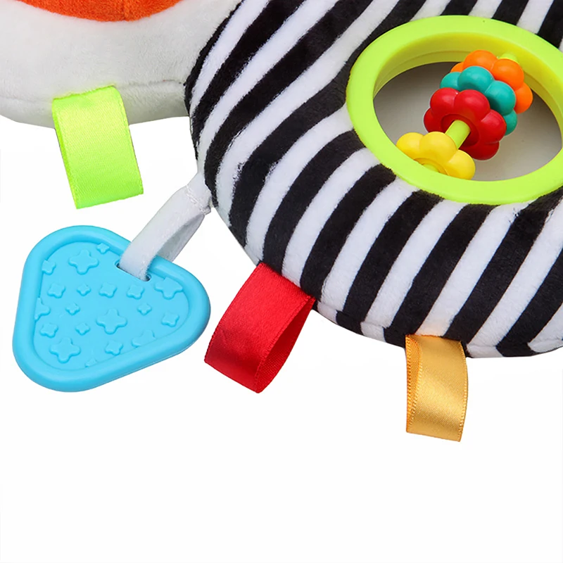 Детская подвесная игрушка кольцо с животным принтом погремушка Колыбель подвесная детская коляска подвесные игрушки Прорезыватель