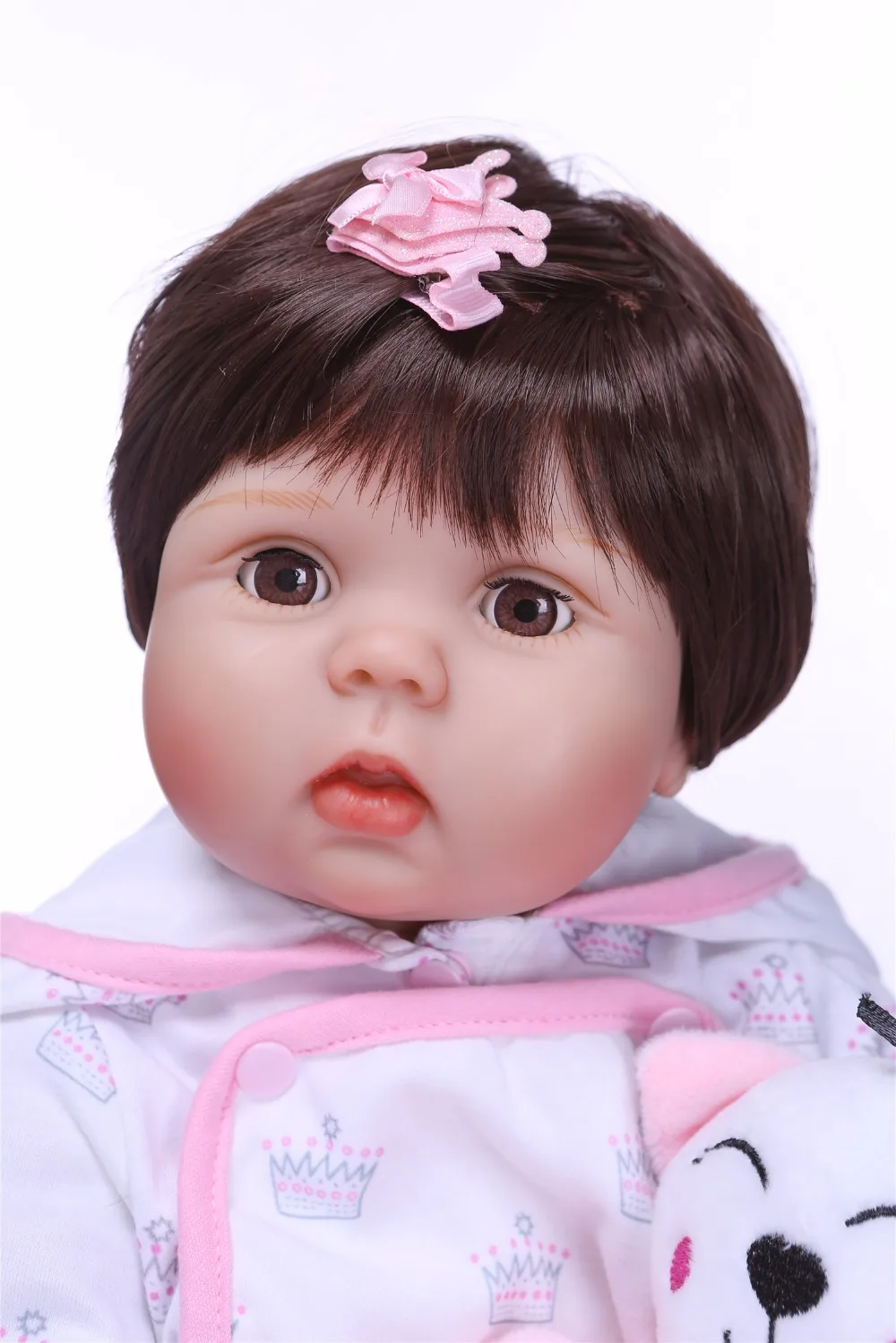 NPK 23 ''дюйма 57 см Новое поступление для маленьких девочек Reborn куклы, детские игрушки Одежда для куклы силиконовые виниловые реальной жизни Bebes кукла трансфер до гиперреалистичный кукла