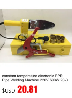Бесплатная доставка автоматический Отопление ppr трубы сварочный аппарат, пластиковые сварщик AC 220 В 600 Вт, 16-32 мм сварки пластиковых