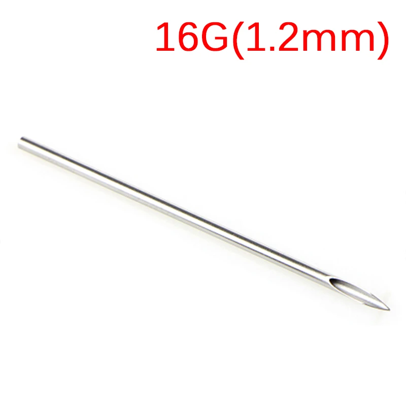 10/20PCS Disposable Mixed Sterile Body Piercing Needles Ear Nose Piercing Needles Navel Nipple 12/14/16/18/20G 