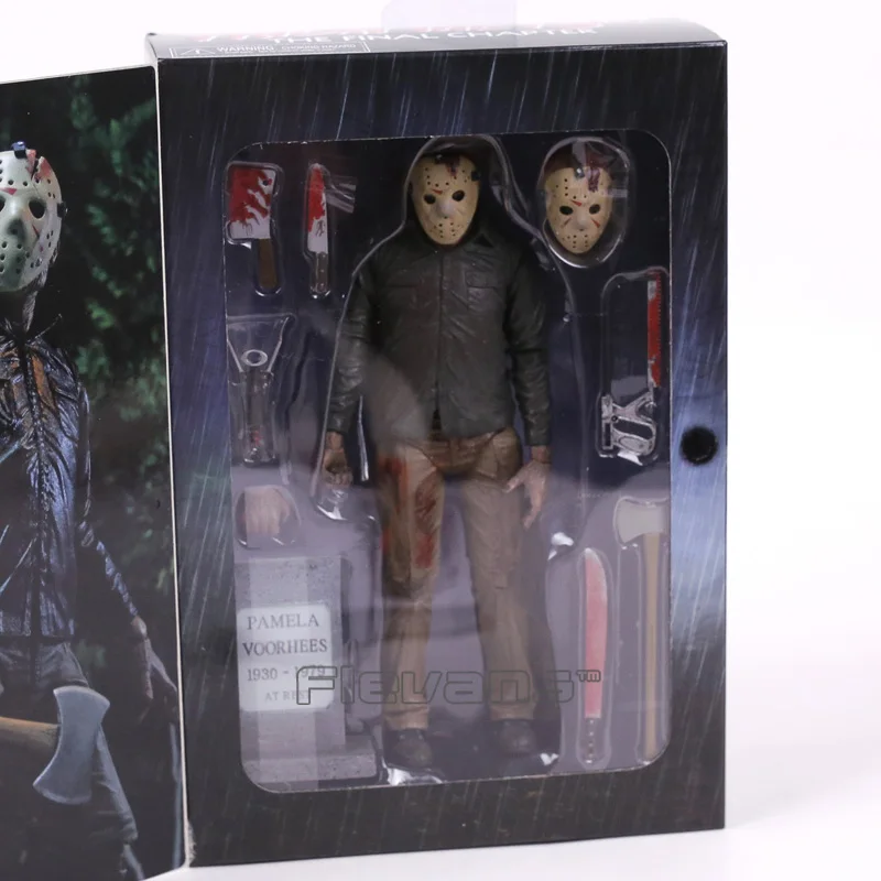 NECA Friday 13th the Final Chapter Jason Voorhees ПВХ фигурка Коллекционная модель игрушки