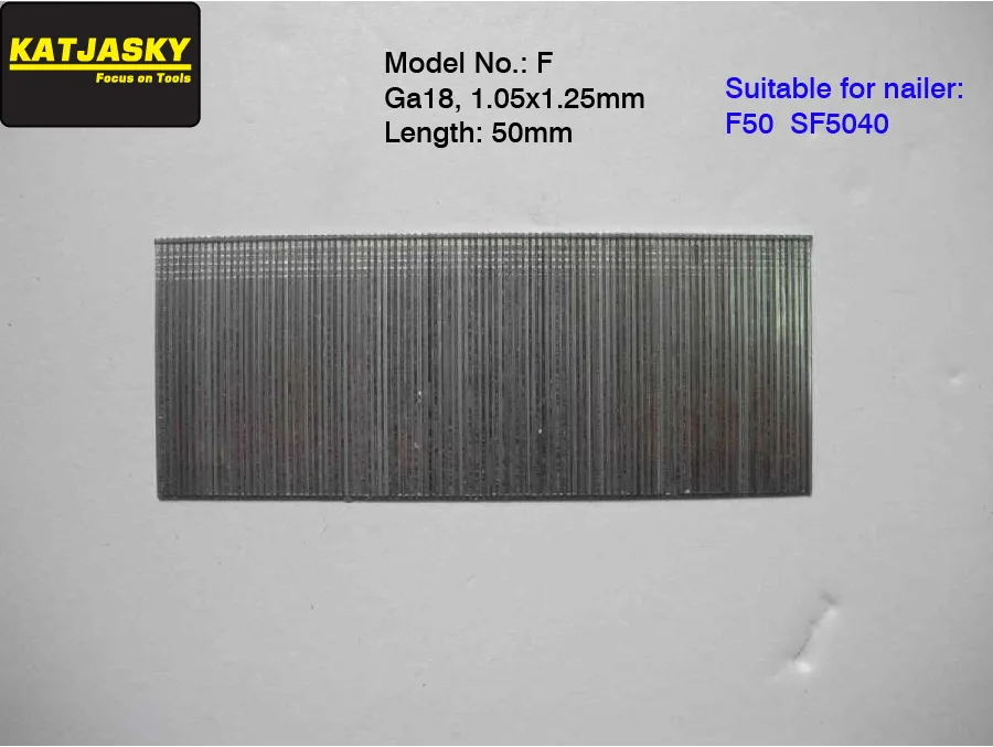 

50mm nails for F50 F5040 air nailer and stapler pneumatic nailer 2000pcs/lot