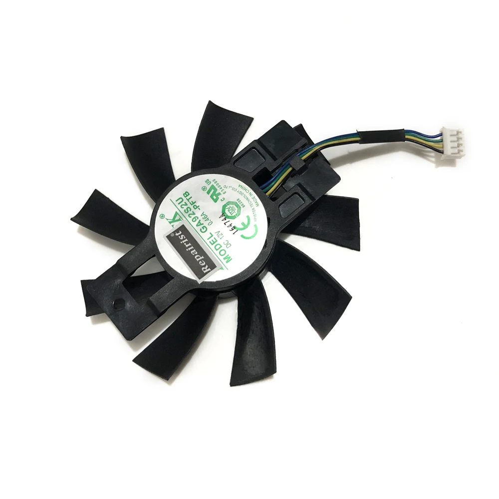 

GA92S2U 4 Pin 4Lines AXRX 570 GPU VGA Cooler Graphics Fan For Radeon PowerColor Red Dragon RX 570 Video Cards As Replacement