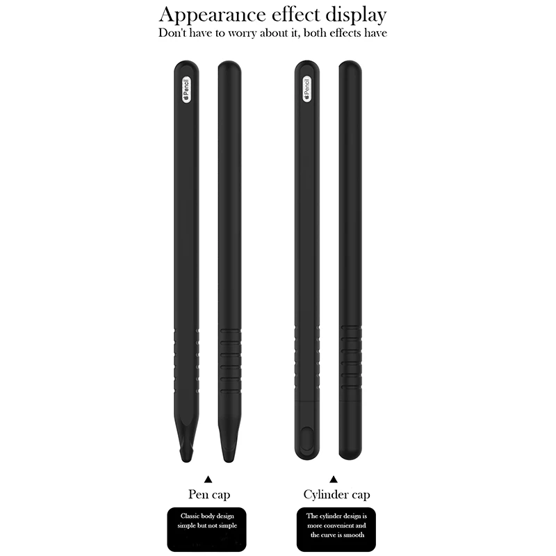 Мягкий силиконовый чехол для Apple Pencil 2, чехол для iPad Pencil 2, крышка, держатель для iPad Pro, стилус для планшета, стилус, чехол
