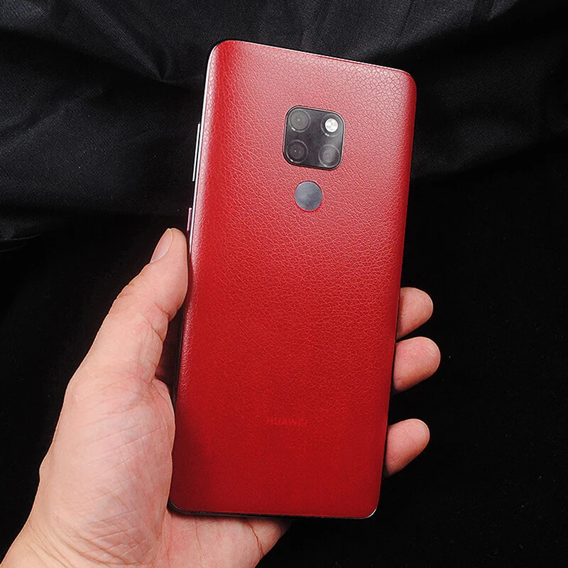 3D Carbon Fiber Film For Huawei Mate 20 Pro Leather Wooden Skin Back Stickers For Huawei Mate 20 Pro Protective Film Mate 20 Pro (14)