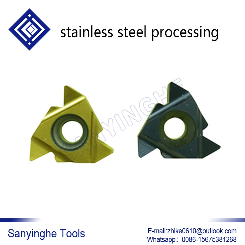 3.5iso 22nr 3.5iso 22er 4.0iso 22nr 4.0iso 22er 5.0iso 22nr 5.0iso 22er cnc карбида резьбонарезной вставки для нержавеющая сталь