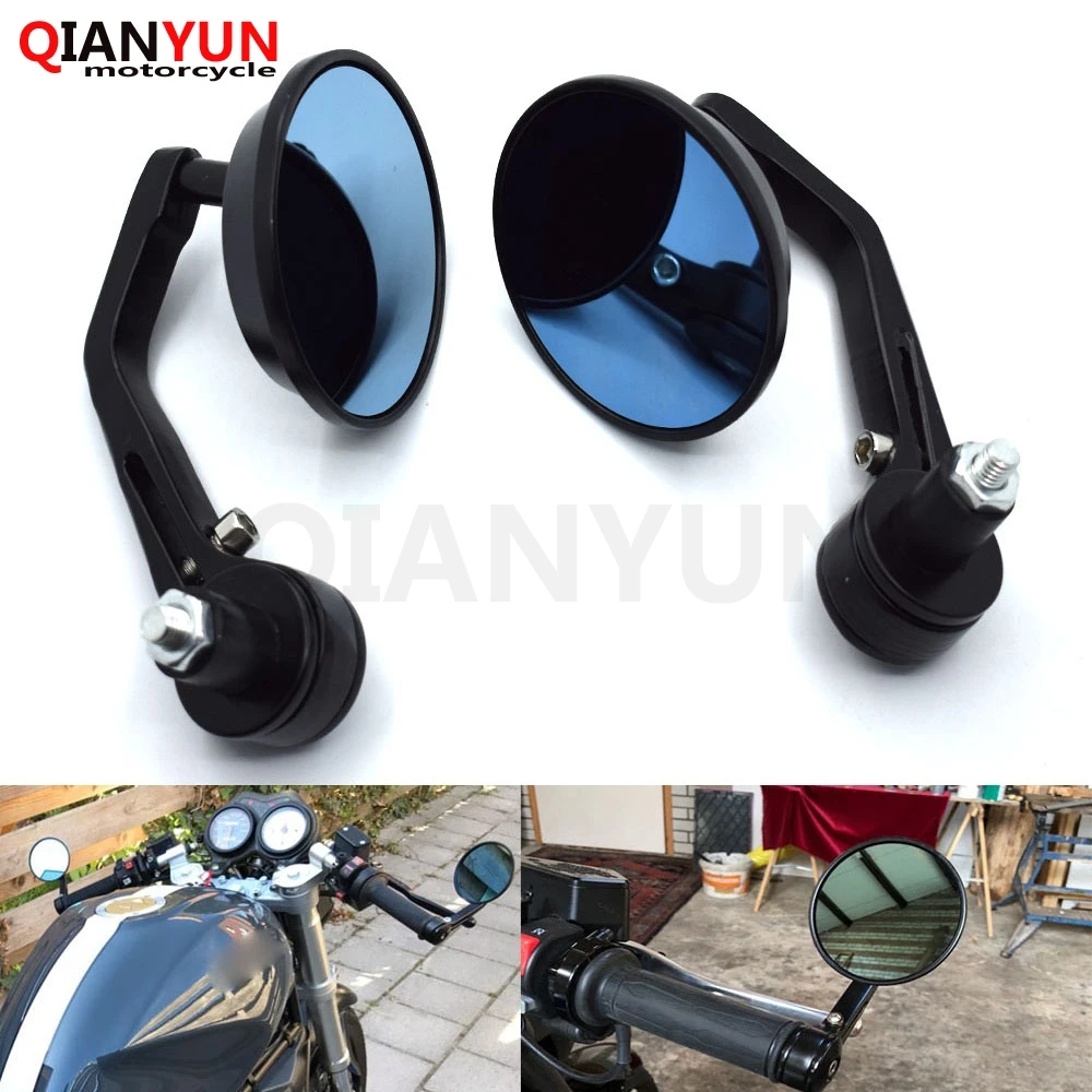 

Universal 7/8" motorcycle rearview mirror handlebar rear view mirror for Kawasaki ZX-6 ZZR600 ZXR400 Z750S ER-5 ZR750 ER6N ER6F