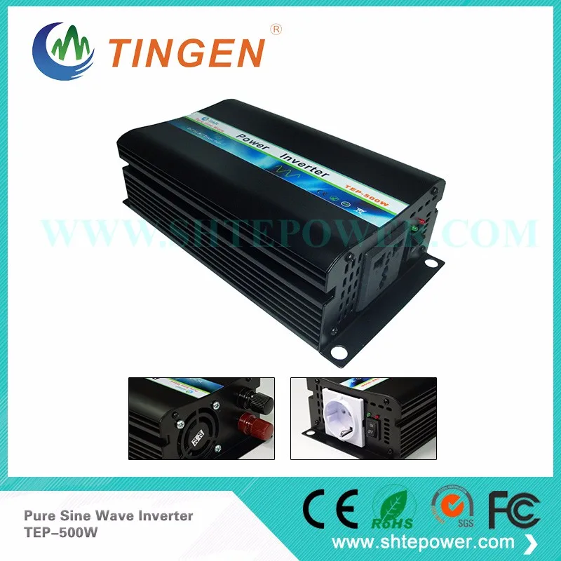 Free Shipping DC 24V to AC 240V Pure Sine wave inverter 500w Power Invertor