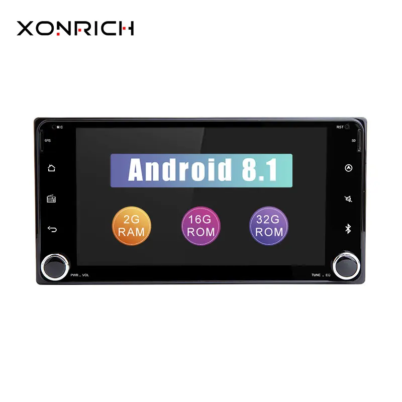 

Autoradio 2 din Android 8.1 Car Multimedia Player For Toyota Land Cruiser 100 200 Prado 120 150 Rush Corolla Hiace Yaris Hilux