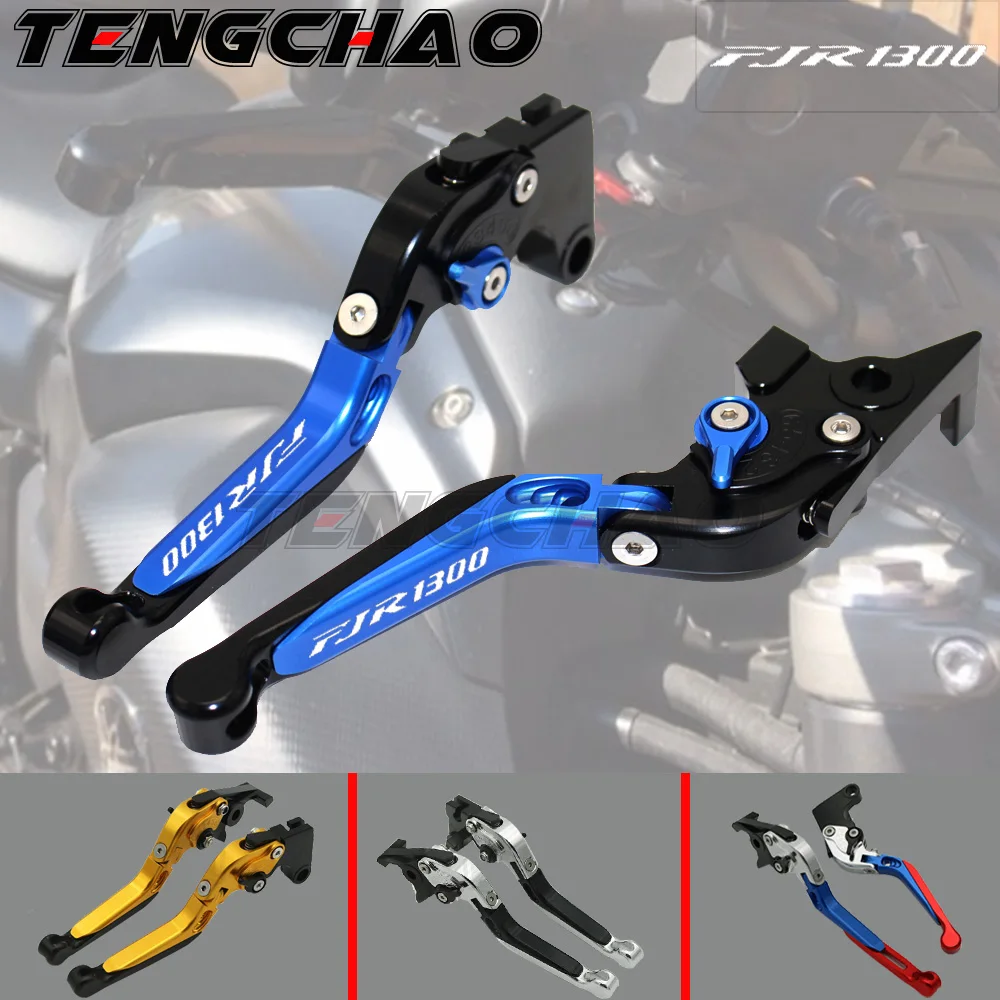 

LOGO FJR 1300 For YAMAHA FJR 1300 FJR1300 2004 -2017 Motorcycle Folding Extendable Brake Clutch Levers