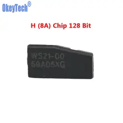 OkeyTech 1 шт. автомобиля ключ чипа H (8A) чип 128 бит 128bit для Toyota Rav4 Camry Corolla Highlander Sienna