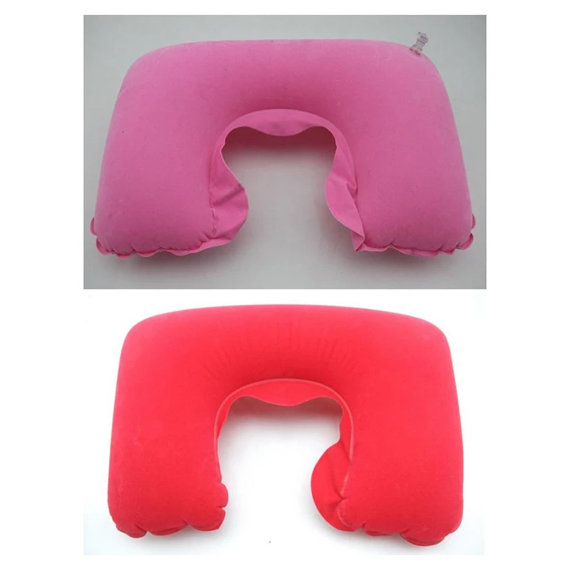 1 шт u-образная разноцветная текстильная подушка для путешествий, подушка для шеи, надувная подушка для шеи, гаджет для путешествий, комфортная подушка для кровати, подушка для самолета