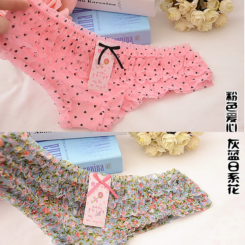 

Cute Sexy culotte femme coton calcinhas de algodao bragas algodon mujer majtki lace thong ropa interior femenina panties briefs