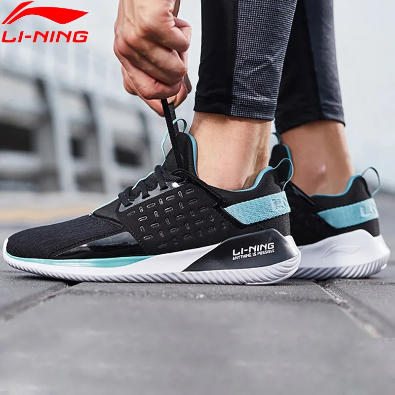 Продажа Li Ning мужские кроссовки для бега с цветными зонами, светильник с дышащей подкладкой, спортивная обувь, кроссовки для фитнеса, ARHN079 XYP821