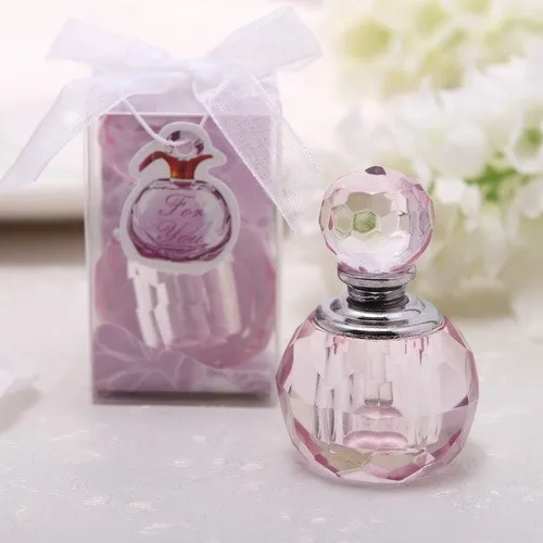 Free Shipping 50pcs/sets Luxury Perfume Oil Bottle Crystal For Wedding Bomboniere Gift | Дом и сад
