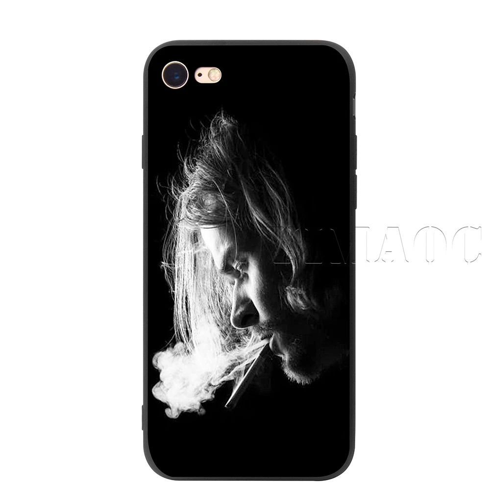 Силиконовый мягкий чехол YIMAOC Nirvana Kurt Cobain для iPhone 11 Pro XS Max XR X 8 7 6 6S Plus 5 5S SE - Цвет: 4