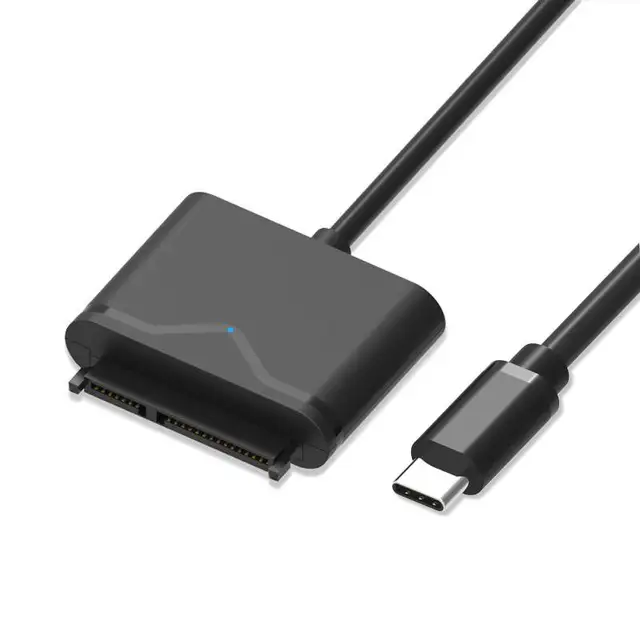 Sata Cable USB C to SATA Adapter Cable SATA USB3.1 Type C 15Pin Drive