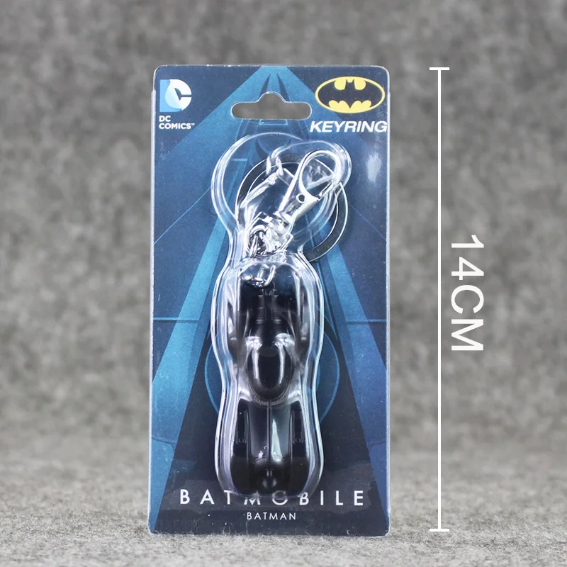 

Batman Car Model Batmobile Metal Keychains Pendant Key Chain Key Ring 6cm