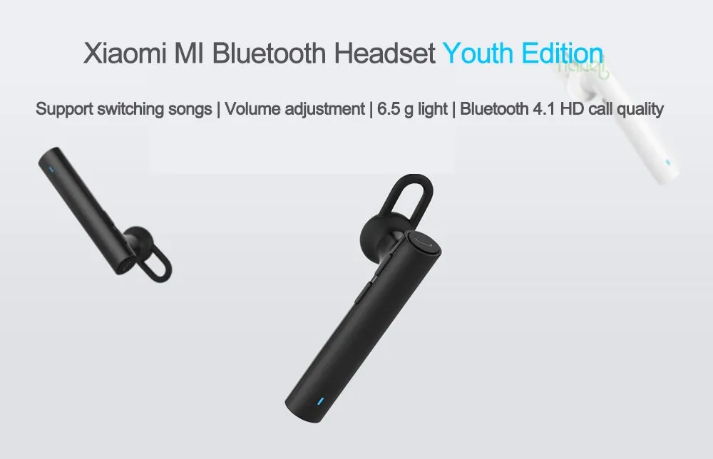 Оригинальные наушники Xiaomi с Bluetooth, Молодежные наушники, беспроводные наушники Bluetooth 4,1, наушники-вкладыши для мобильного телефона