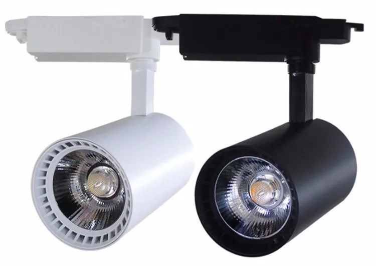 Preço de Atacado de Alta Conduziu a Luz Iluminação da Trilha Luz do Ponto Potência Frio - Branco Quente ce Rohs Pista Levou Lâmpada Cob 30 w Ac85-265v 4 Iluminação do percurso