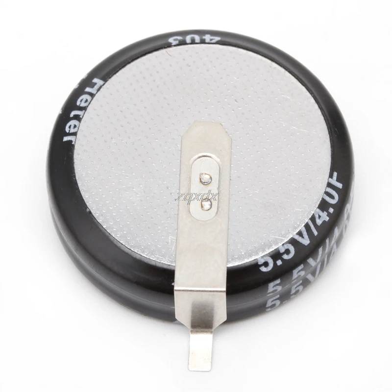 2 Pcs 5.5 V 4.0F Super Capacitor H-Type Button Smart Capacitance Universal super capacitor
