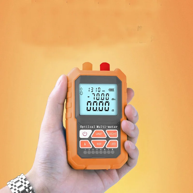 

3in1 Optical Power Meter Visual Fault Locator Network Cable Test optical fiber tester 1mw with 5km Visual Fault Locator