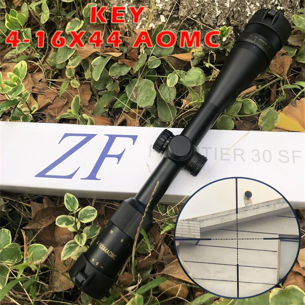 Ключ 4 16x44AOMC Высокое качество классические оптические прицелы для Chasse цель