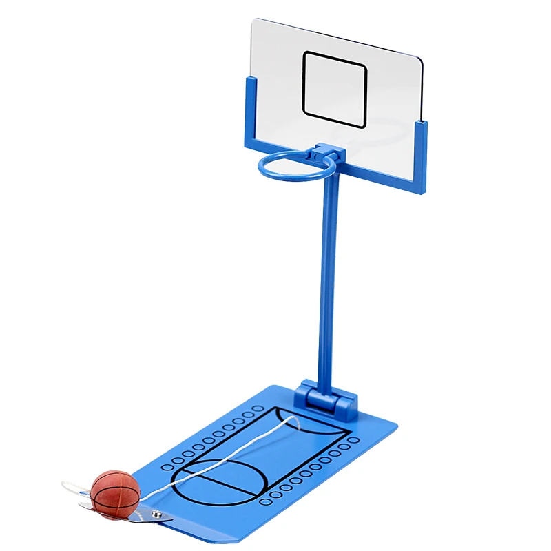 

HowPlay Mini Metal tabletop small basketball machine stress relief toy children's gifts easy to carry