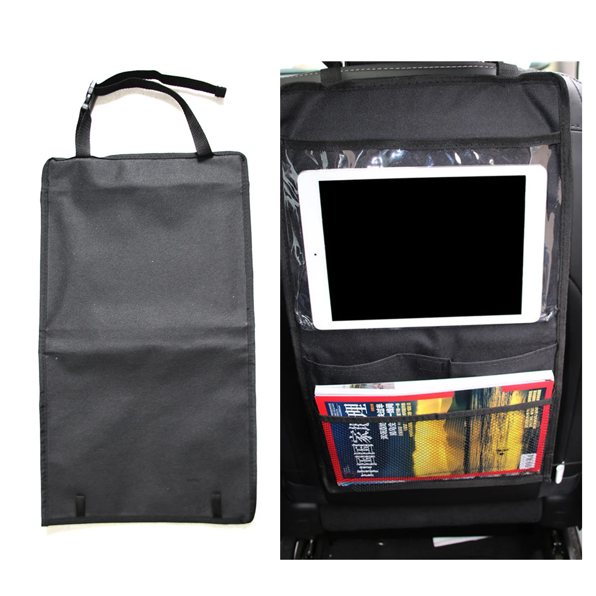 Автомобильная сумка для хранения с несколькими карманами на заднем сидении, органайзер для автомобильного заднего сиденья, карман для телефона, чехол для книг, планшетов, мобильных напитков A30