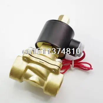 

220VAC Water Air Gas Fuel NO Normal Open Solenoid Valve 3/4" BSPP