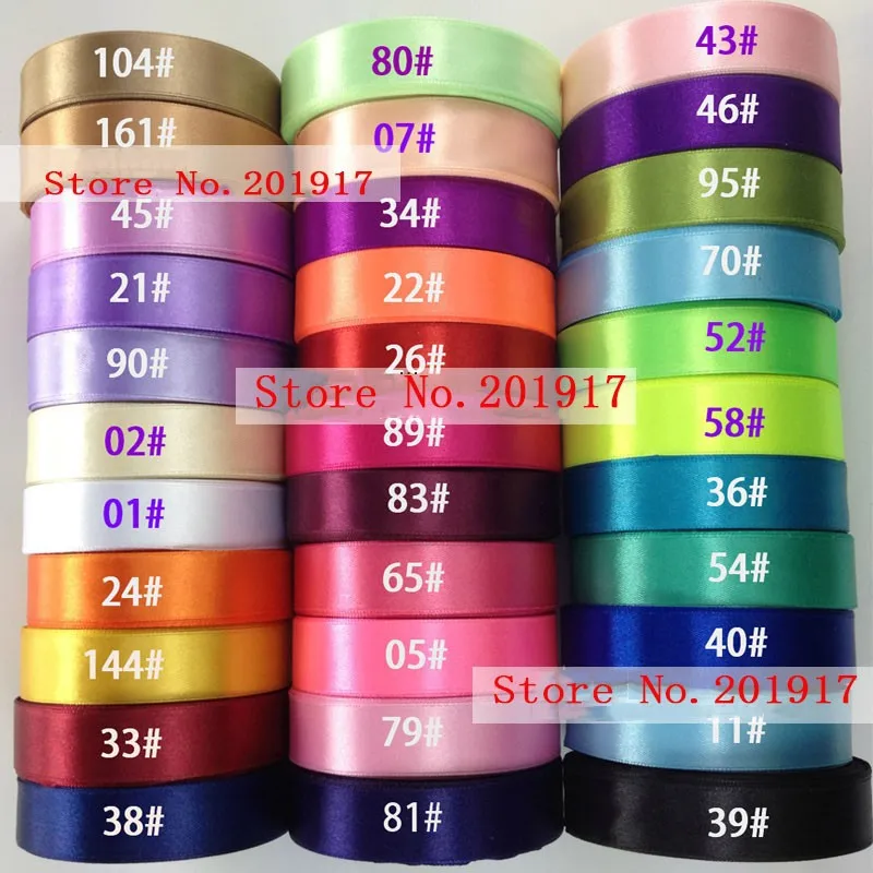 Атласная лента 1 дюйм 25 мм 125 ярдов/партия|ribbon rope|jewelry accessoriessatin rope |