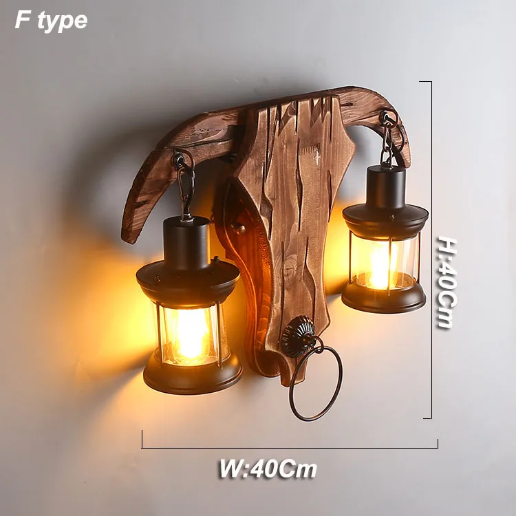 F type wall lamp