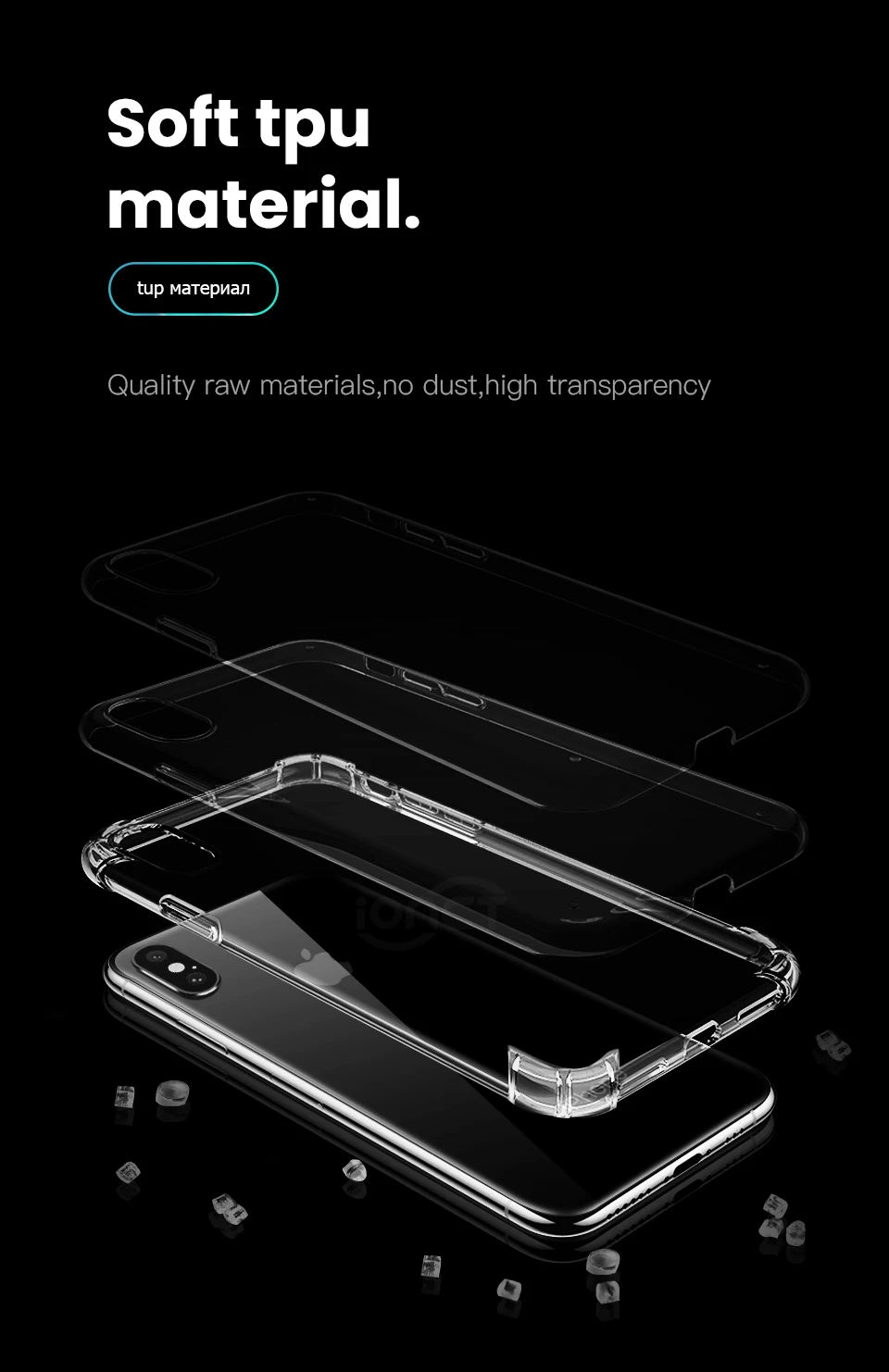 Роскошные противоударный прозрачный силиконовый чехол для айфон X XR XS 11 pro Max чехол на айфон 7 8 6s чехол на айфон 6 S plus